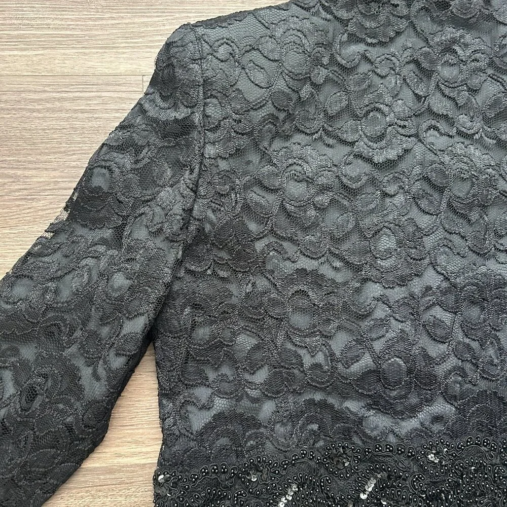 Vintage Christian Dior Lace Beaded Jacket